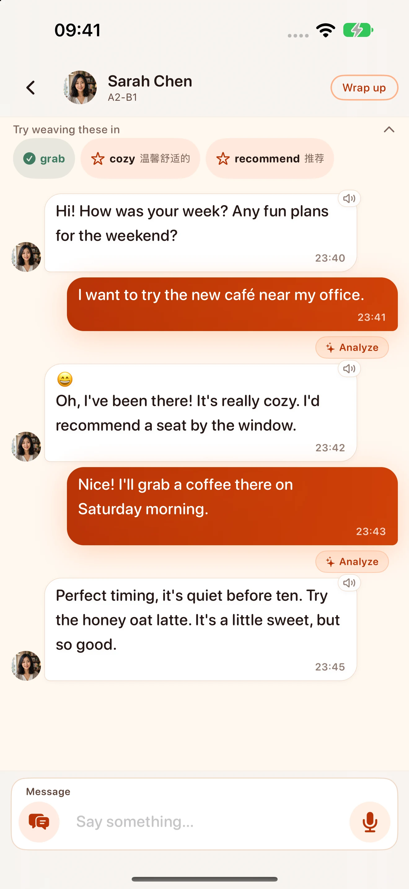 HiWord AI Talk: practice English in everyday conversations
